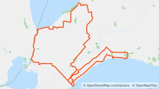 Map preview for Rondeau Ramble 600