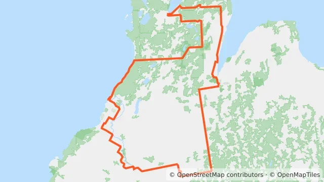 Map preview for Kemble Rock 200