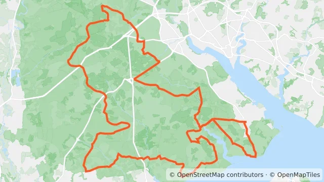 Map preview for The New Forest Tour 2026