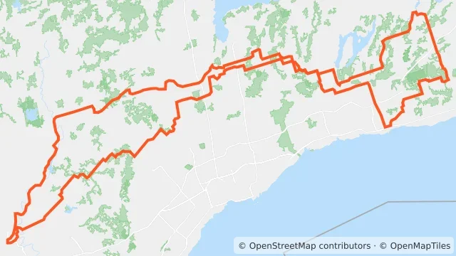 Map preview for Ganaraska Forest 600