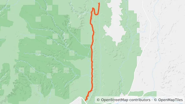 Map preview for We Ride 4 Bluff, Utah Gravel Adventure
