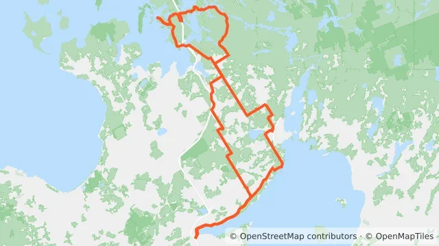 Map preview for Barrie - Big Chute 200k 200