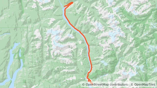 Map preview for Revelstoke Gran Fondo