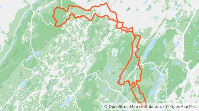 Map preview for Highlands Gran Fondo