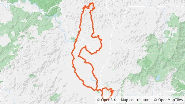 Map preview for Gran Fondo Asheville