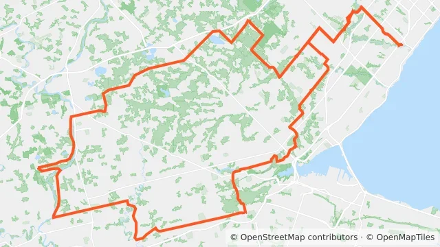Map preview for Tour of the Valleys 200