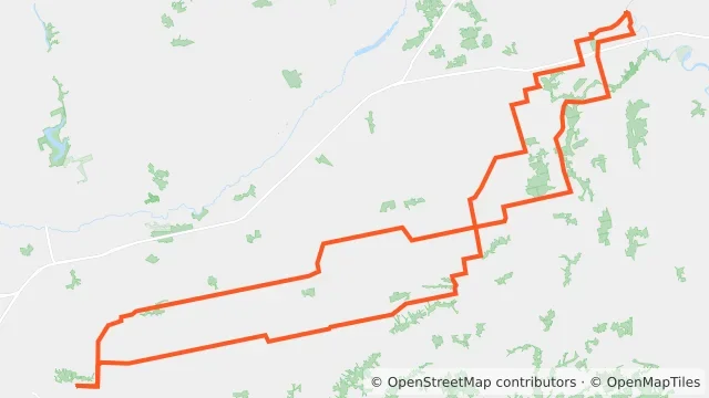 Map preview for St Thomas to Paris (Women Only) 200