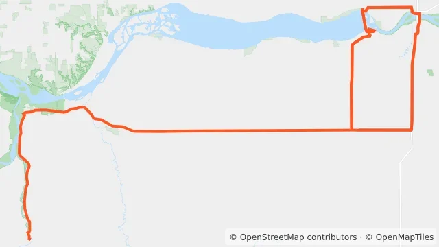 Map preview for Bicycle Ride Across Nebraska: BRAN 44