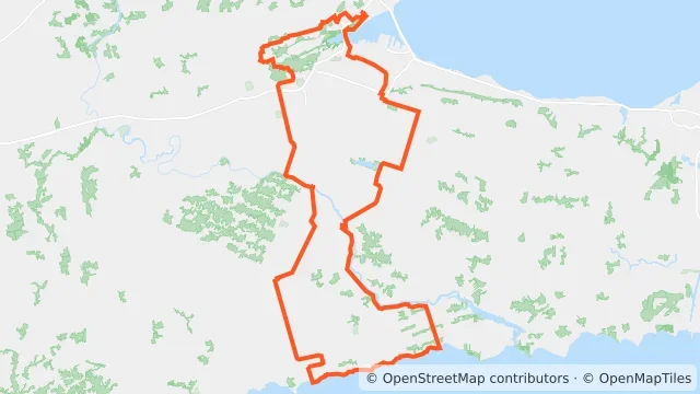 Map preview for Aldershot-Erie 200
